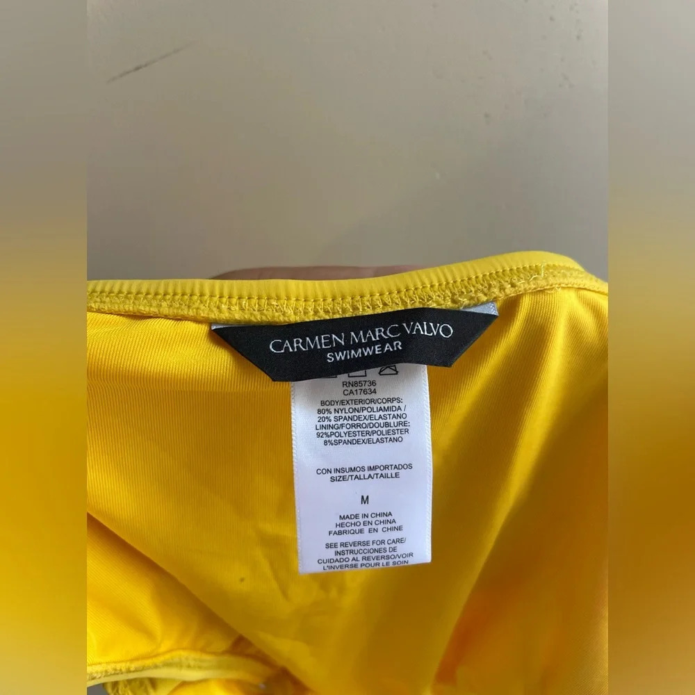 Carmen Marc Valvo Yellow Swimsuit Bottoms - Picture 4 of 4